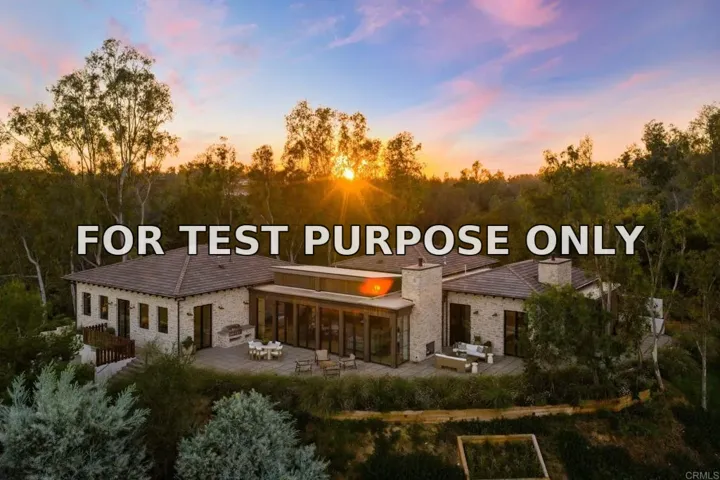 Demo/Test Data 15816 Via Del Alba, Rancho Santa Fe, CA 92067