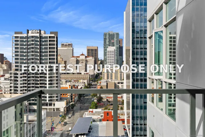 Demo/Test Data 325 7th Ave Unit 1507, San Diego, CA 92101