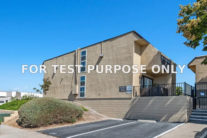 Demo/Test Data 6333 Mount Ada Road Unit 278, San Diego, CA 92111