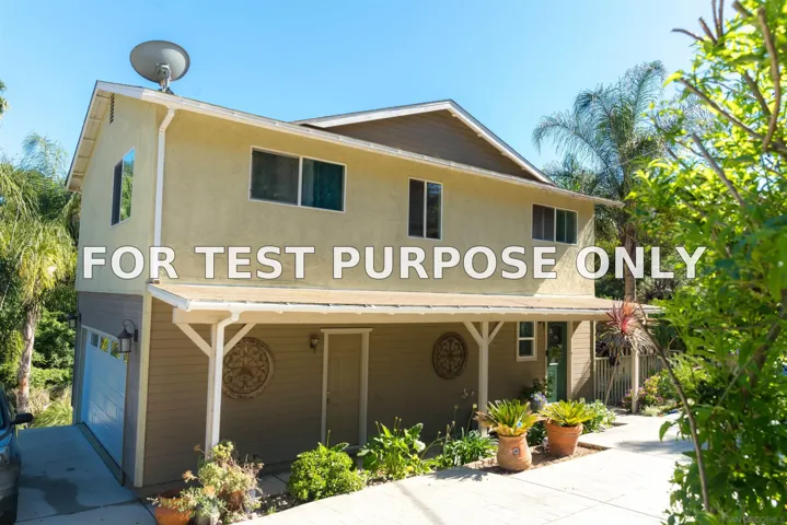 Demo/Test Data 10179 Canyon Dr, Escondido, CA 92026