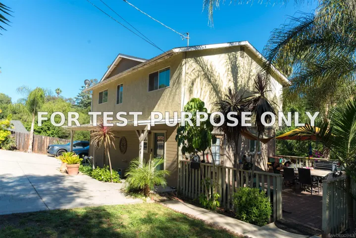 Demo/Test Data 10179 Canyon Dr, Escondido, CA 92026