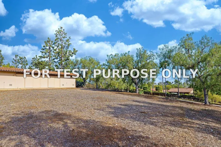 Demo/Test Data 16822 Zumaque St, Rancho Santa Fe, CA 92067