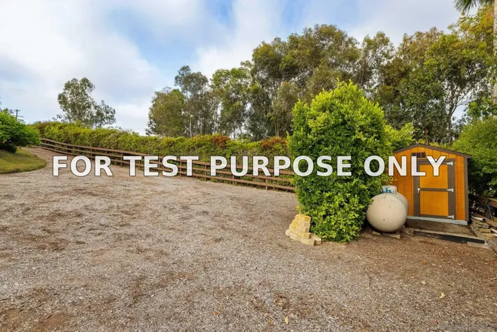 Demo/Test Data 16822 Zumaque St, Rancho Santa Fe, CA 92067