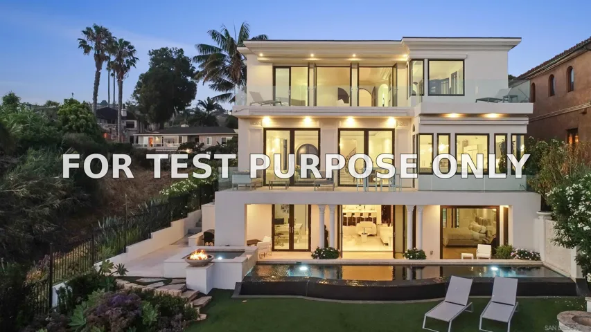 Demo/Test Data 5850 Camino De La Costa, La Jolla, CA 92037