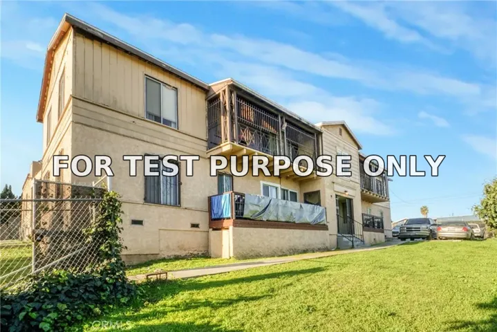Demo/Test Data 11137 7 Van Buren Ave, Los Angeles, CA 90044