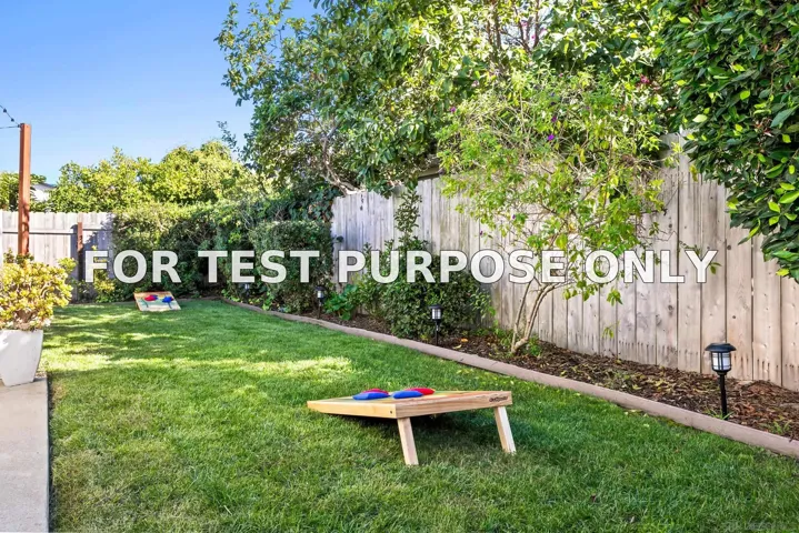 Demo/Test Data 4489 Bertha Street, San Diego, CA 92117
