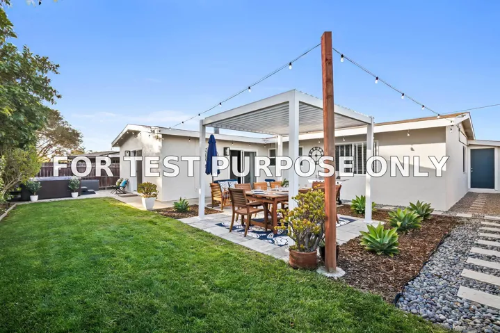 Demo/Test Data 4489 Bertha Street, San Diego, CA 92117
