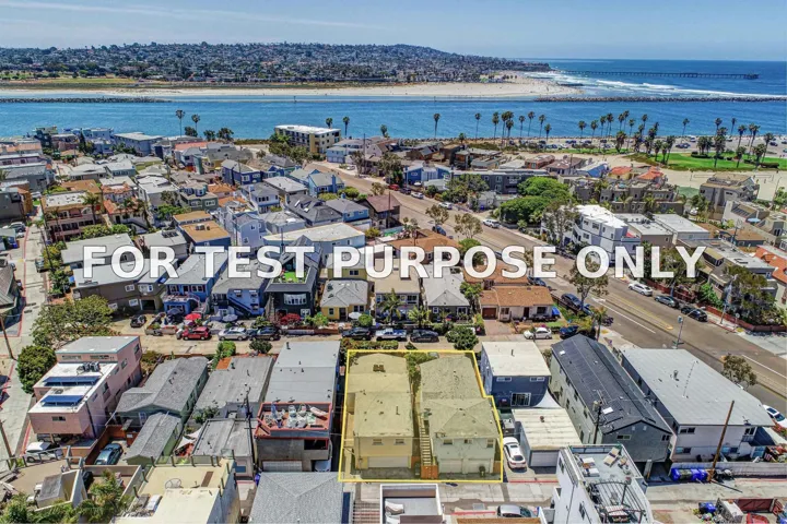 Demo/Test Data 814-816 San Luis Rey Place, San Diego, CA 92109
