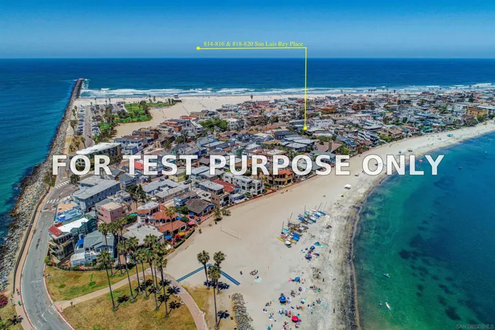 Demo/Test Data 814-816 San Luis Rey Place, San Diego, CA 92109