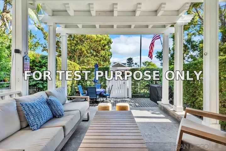 Demo/Test Data 844 C Avenue, Coronado, CA 92118