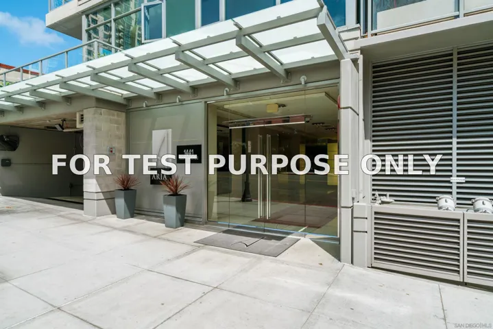 Demo/Test Data 1441 9th Avenue Unit 1401, San Diego, CA 92101