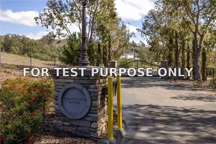 Demo/Test Data 1190 Montecito Ridge, Arroyo Grande, CA 93420