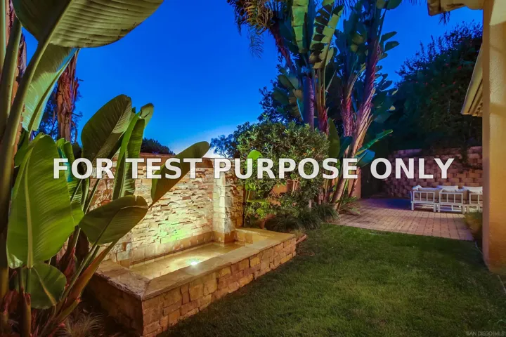 Demo/Test Data 545 Quail Pointe Lane, Encinitas, CA 92024