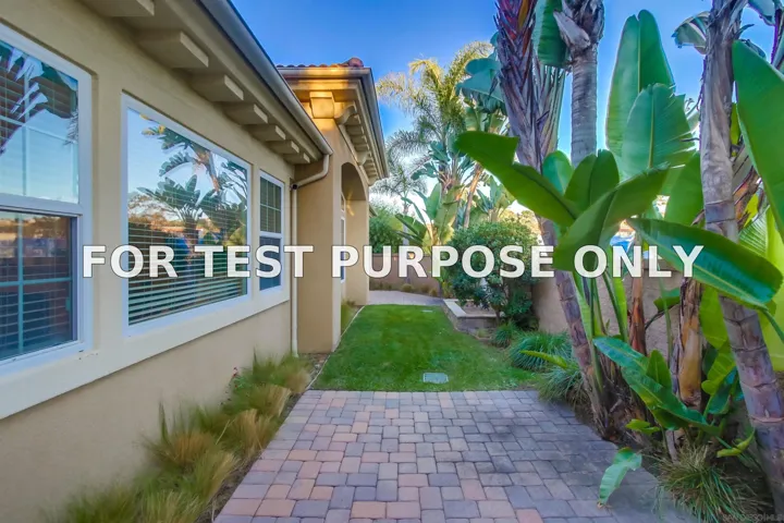 Demo/Test Data 545 Quail Pointe Lane, Encinitas, CA 92024