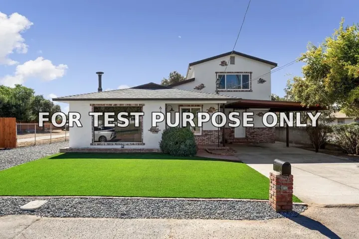 Demo/Test Data 611 9th Street, Ramona, CA 92065