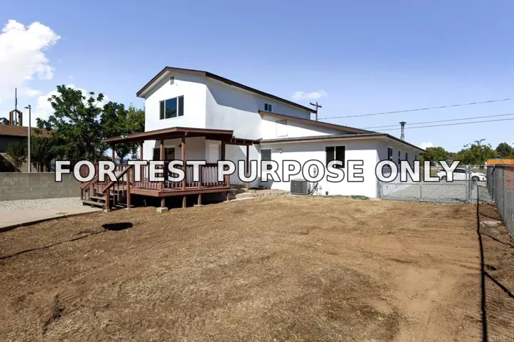 Demo/Test Data 611 9th Street, Ramona, CA 92065
