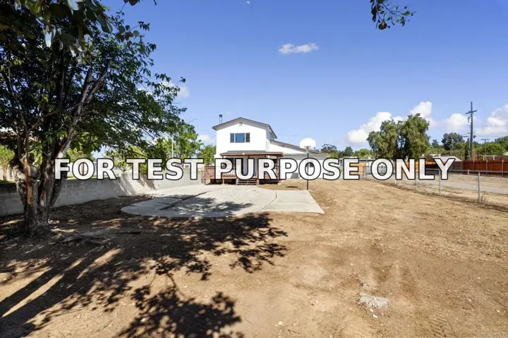 Demo/Test Data 611 9th Street, Ramona, CA 92065