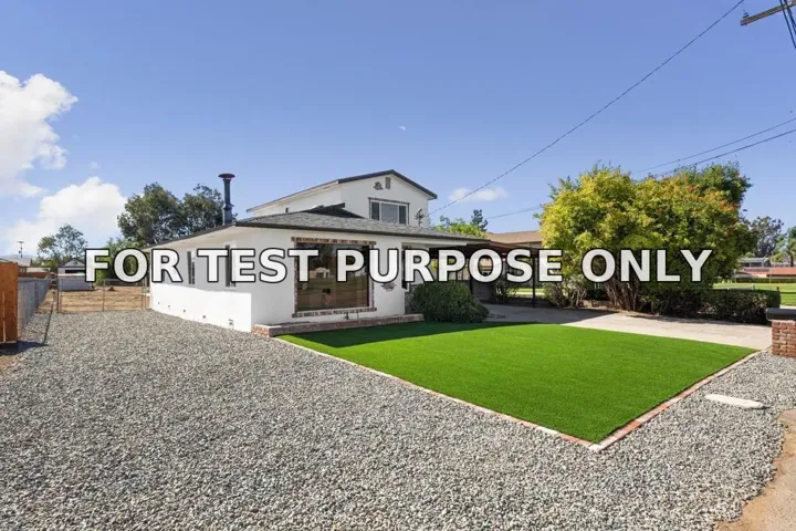 Demo/Test Data 611 9th Street, Ramona, CA 92065