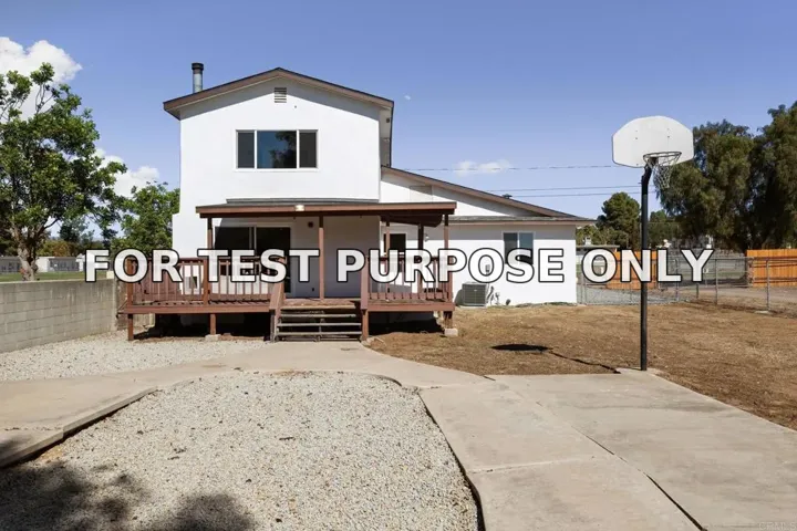 Demo/Test Data 611 9th Street, Ramona, CA 92065