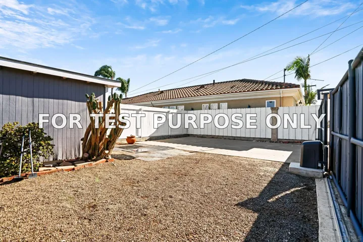 Demo/Test Data 1426 Morenci St, San Diego, CA 92110
