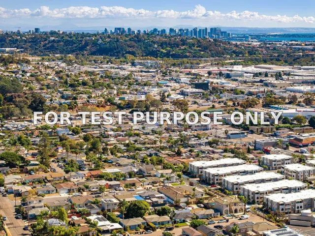 Demo/Test Data 1426 Morenci St, San Diego, CA 92110