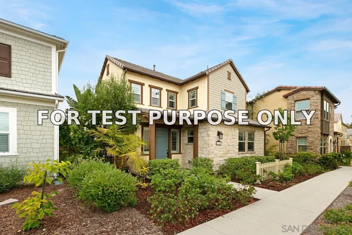 Demo/Test Data 13593 Dondero Place, San Diego, CA 92130
