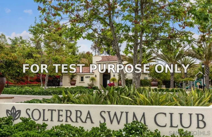 Demo/Test Data 13593 Dondero Place, San Diego, CA 92130