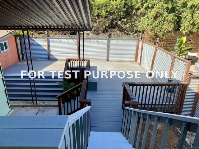 Demo/Test Data 8686 Echo Dr, La Mesa, CA 91941