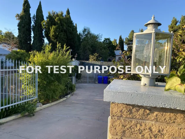 Demo/Test Data 8686 Echo Dr, La Mesa, CA 91941