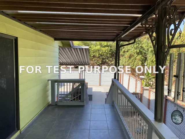 Demo/Test Data 8686 Echo Dr, La Mesa, CA 91941