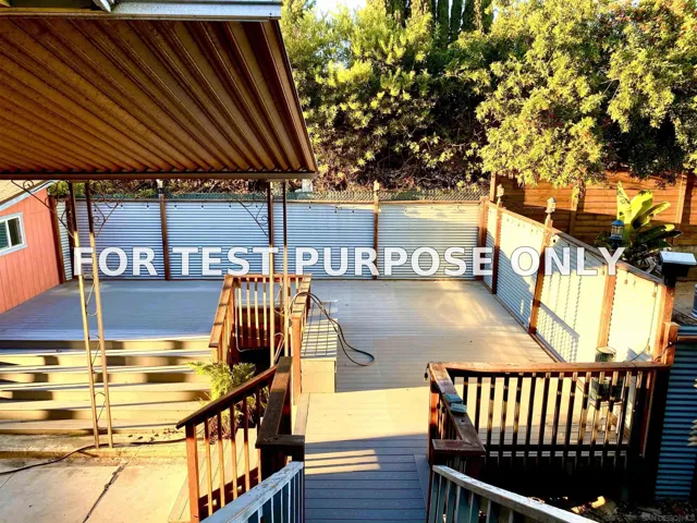 Demo/Test Data 8686 Echo Dr, La Mesa, CA 91941
