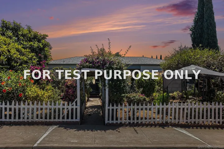 Demo/Test Data 74 E St, Chula Vista, CA 91910