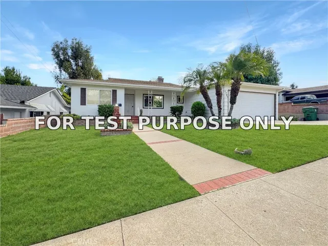Demo/Test Data 1721 W Santa Cruz, San Pedro, CA 90732