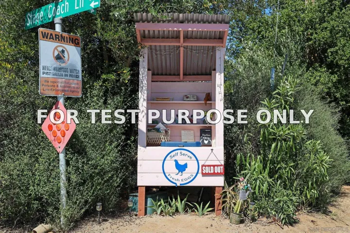 Demo/Test Data 974 Via Hillview, Fallbrook, CA 92028