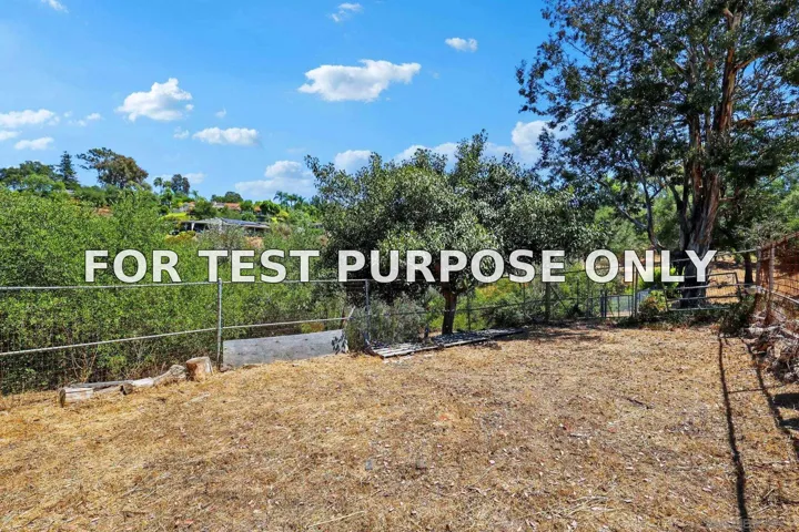 Demo/Test Data 974 Via Hillview, Fallbrook, CA 92028