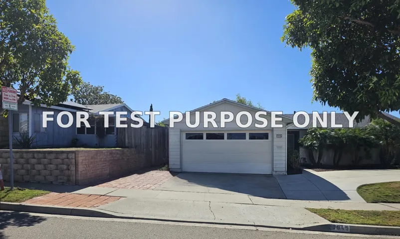Demo/Test Data 7045 Beagle, San Diego, CA 92111