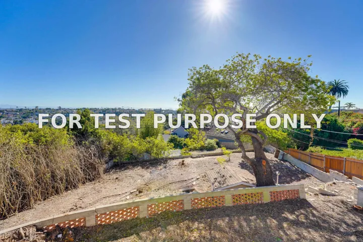 Demo/Test Data 3985 La Cresta Drive, SAN DIEGO, CA 92107