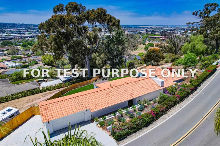 Demo/Test Data 4242 Cosoy Way, San Diego, CA 92103