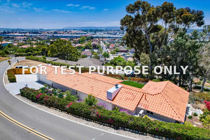 Demo/Test Data 4242 Cosoy Way, San Diego, CA 92103
