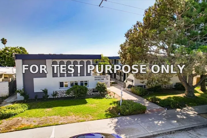 Demo/Test Data 2125 Reed Avenue, San Diego, CA 92109