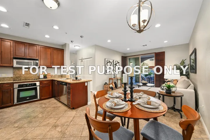 Demo/Test Data 3877 Pell Place Unit 108, San Diego, CA 92130