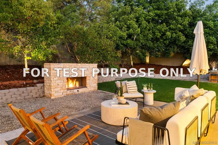 Demo/Test Data 12830 Avenida La Valencia, Poway, CA 92064