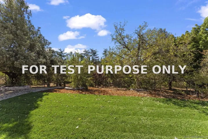 Demo/Test Data 12830 Avenida La Valencia, Poway, CA 92064