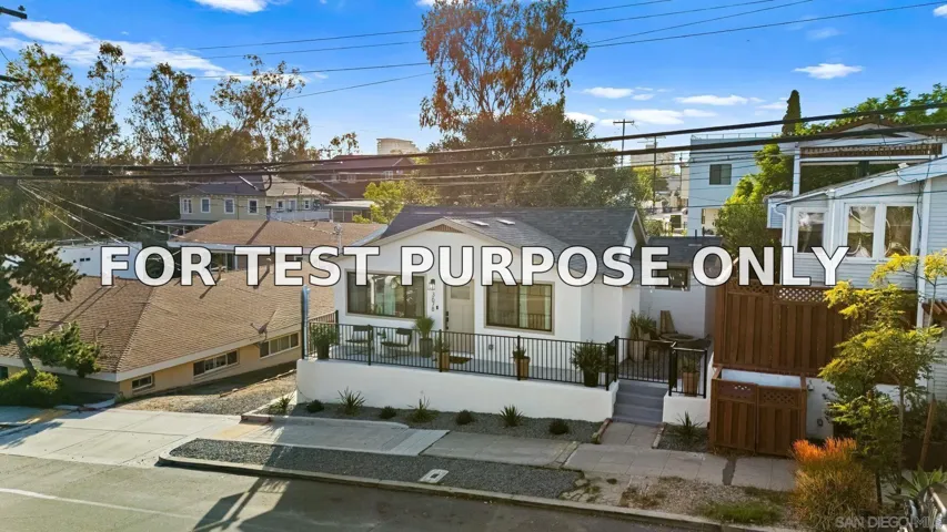 Demo/Test Data 3678 Richmond St, San Diego, CA 92103