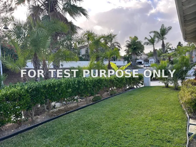 Demo/Test Data 1774 Dove Lane, Carlsbad, CA 92011