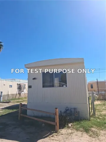 Demo/Test Data 4561 Adobe Unit 40, 29 Palms, CA 92277