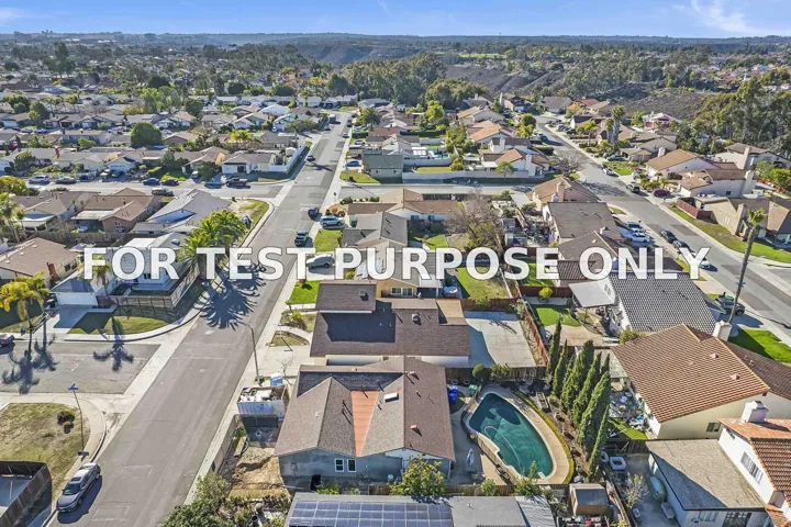Demo/Test Data 7742 Parma Ln, San Diego, CA 92126