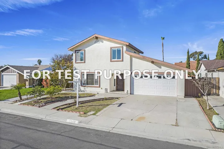 Demo/Test Data 7742 Parma Ln, San Diego, CA 92126
