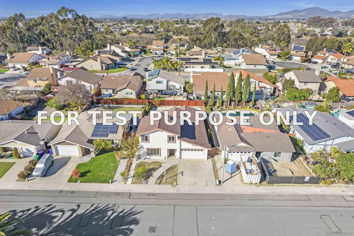 Demo/Test Data 7742 Parma Ln, San Diego, CA 92126
