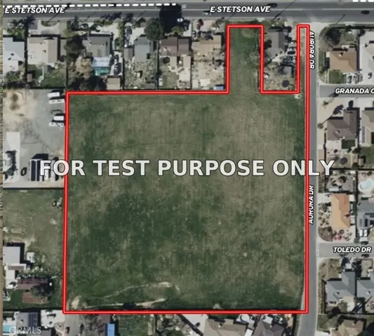 Demo/Test Data 0 Stetson, Hemet, CA 92544